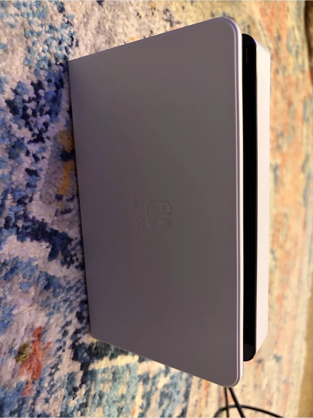 Nintendo Switch OLED White Console – original Box Art + accessories